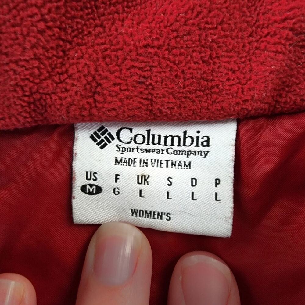 Columbia Quilted Fleece Mock Neck Vest | Women's Medium - Picture 6 of 8